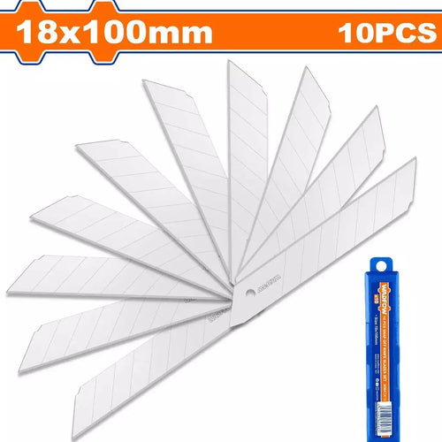 Repuesto hoja cutter x 10 Piezas. Tamaño 18X100mm